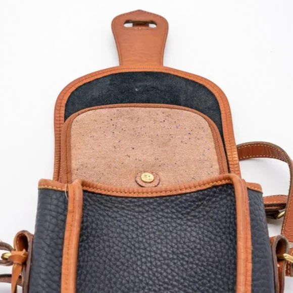 Dooney & Bourke crossbody black and brown leather purse - Picture 13 of 13